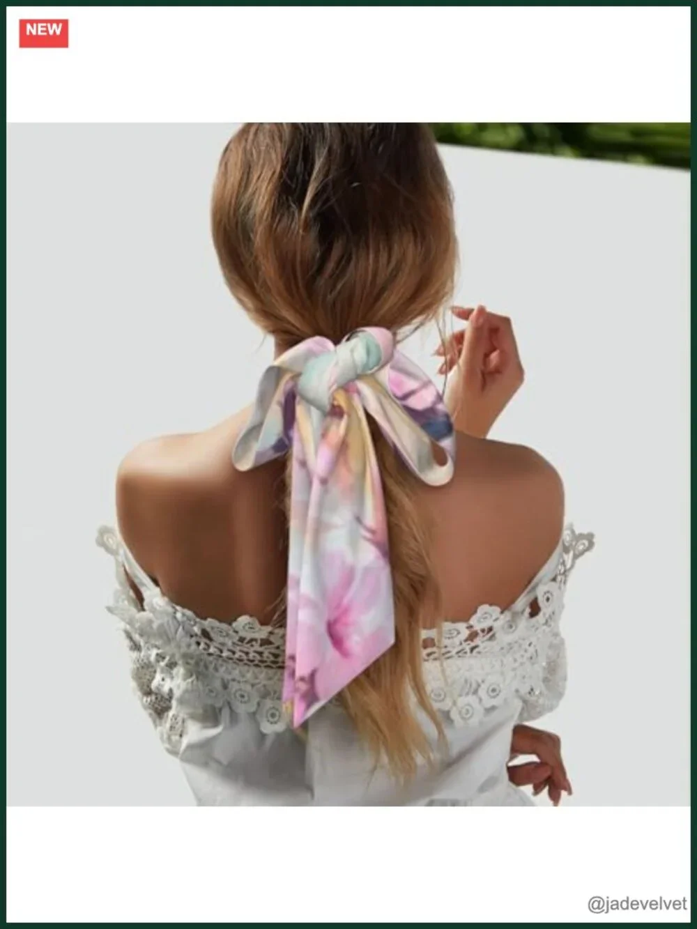 Satin Silk Fashion Scarf Lightweight Neckerchief Long Thin Versatile